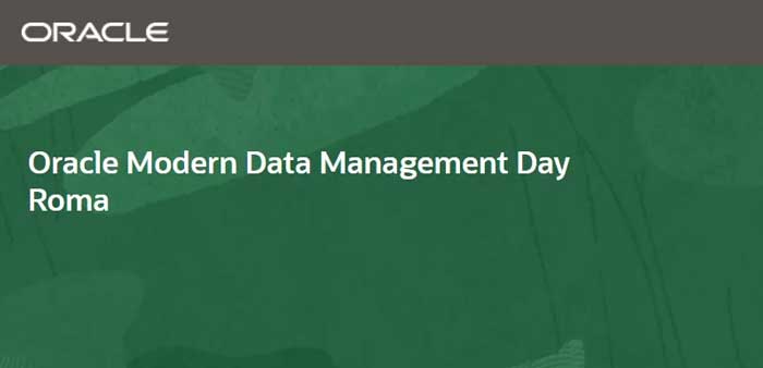 Oracle Modern Data Management Day